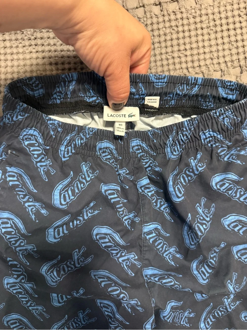 Kid’s Blue Logo Swim Trunks